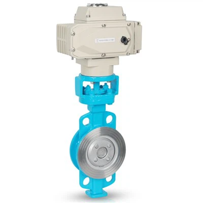 Supapă fluture cu actuator electric